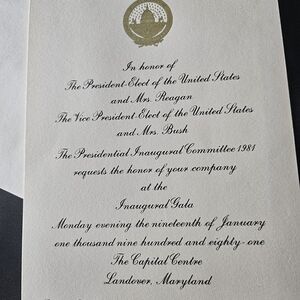 Elegant Inaugural Gala Invitation Set